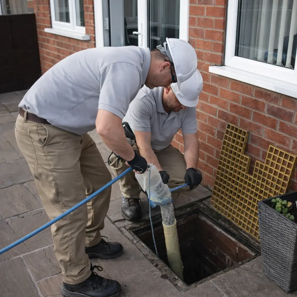 Blocked drain repair service in Newbury
